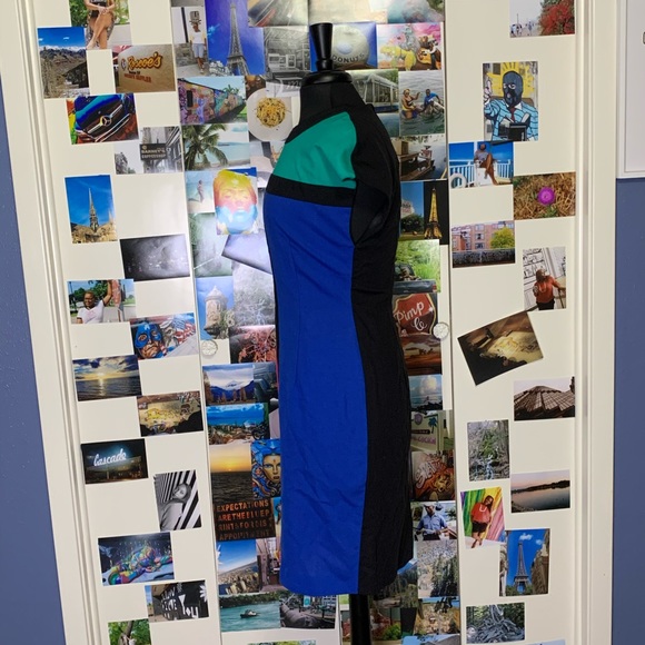 VTG color block dress ❤️ - Picture 6 of 7